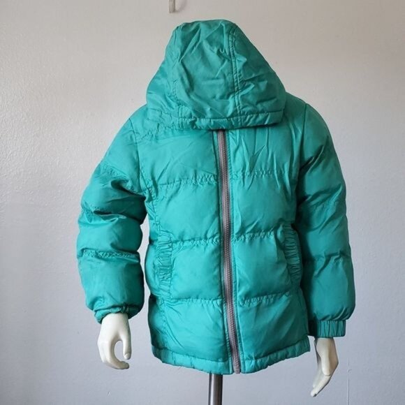 Cherokee Teal Winter Outdoor Puffer Jacket Coat Parka Kids Youth Extra SMALL 4/5 - Picture 12 of 12
